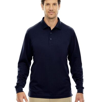Men's Tall Pinnacle Performance Long Sleeve Piqué Polo Thumbnail