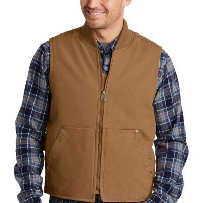 Washed Duck Cloth Vest Thumbnail
