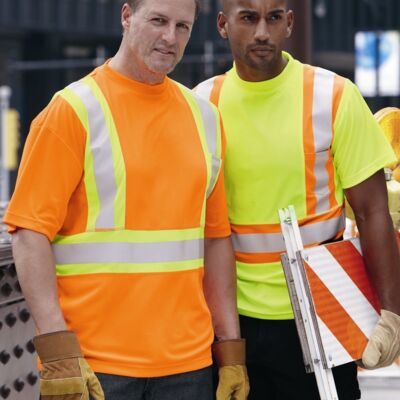 Unisex Class 2 Flat Stitch Self-Fabric Panels T-Shirt Thumbnail