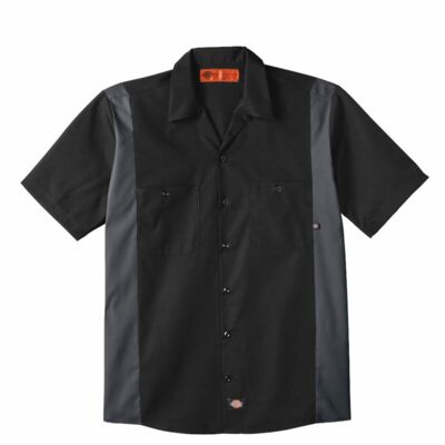 Men's Industrial Colorblocked Short Sleeve Shirt Thumbnail
