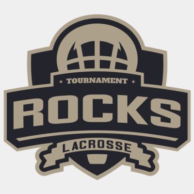 Rocks Tournament Lacrosse Logo Template Thumbnail