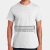 Ultra Cotton ® 100% US Cotton T Shirt with Pocket Thumbnail