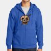 Tall Essential Fleece Full Zip Hooded Sweatshirt Thumbnail