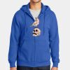 Tall Essential Fleece Full Zip Hooded Sweatshirt Thumbnail