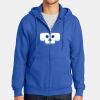 Tall Essential Fleece Full Zip Hooded Sweatshirt Thumbnail