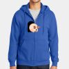 Tall Essential Fleece Full Zip Hooded Sweatshirt Thumbnail