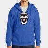 Tall Essential Fleece Full Zip Hooded Sweatshirt Thumbnail