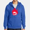 Tall Essential Fleece Full Zip Hooded Sweatshirt Thumbnail