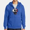 Tall Essential Fleece Full Zip Hooded Sweatshirt Thumbnail
