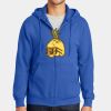 Tall Essential Fleece Full Zip Hooded Sweatshirt Thumbnail
