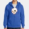 Tall Essential Fleece Full Zip Hooded Sweatshirt Thumbnail