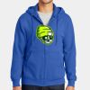 Tall Essential Fleece Full Zip Hooded Sweatshirt Thumbnail