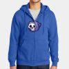Tall Essential Fleece Full Zip Hooded Sweatshirt Thumbnail