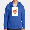 Tall Essential Fleece Full Zip Hooded Sweatshirt Thumbnail