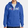 Tall Essential Fleece Full Zip Hooded Sweatshirt Thumbnail